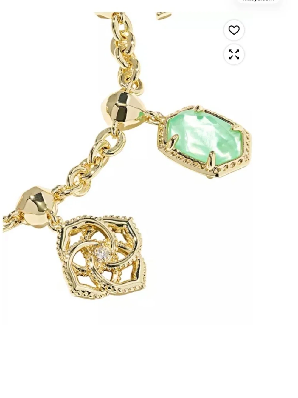 Kendra Scott NYC Icon Freshwater Pearl & Charm Bracelet - Picture 4 of 5